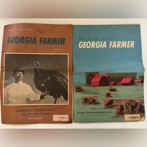 Vintage Georgia Farmer Magazines - Set of 2